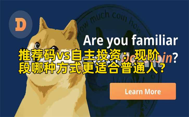 推荐码vs自主投资：现阶段哪种方式更适合普通人？插图