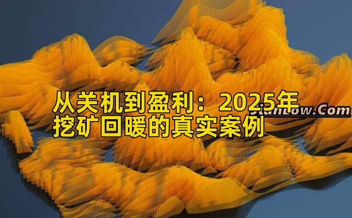 从关机到盈利:2025年挖矿回暖的真实案例插图 从关机到盈利:2025年挖矿回暖的真实案例插图