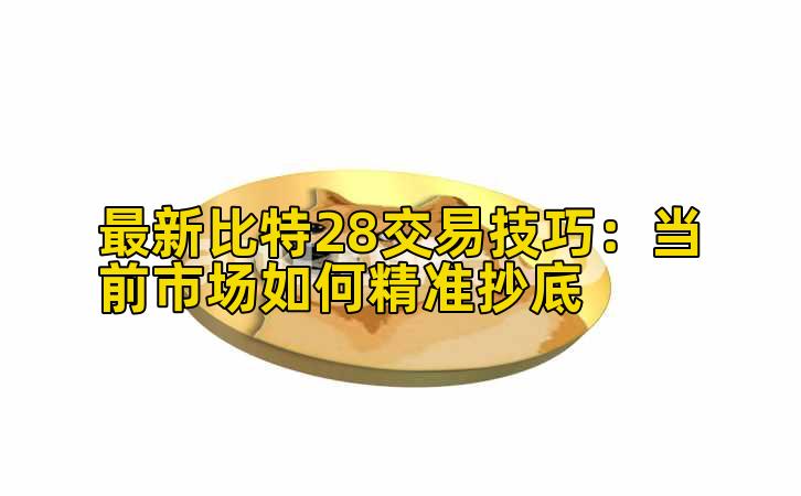 最新比特28交易技巧:当前市场如何精准抄底插图 最新比特28交易技巧:当前市场如何精准抄底插图