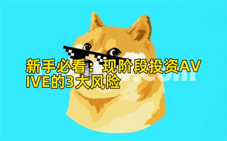 新手必看：现阶段投资AVIVE的3大风险插图