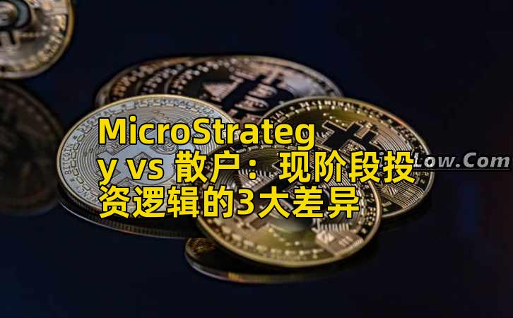 MicroStrategy vs 散户:现阶段投资逻辑的3大差异插图 MicroStrategy vs 散户:现阶段投资逻辑的3大差异插图