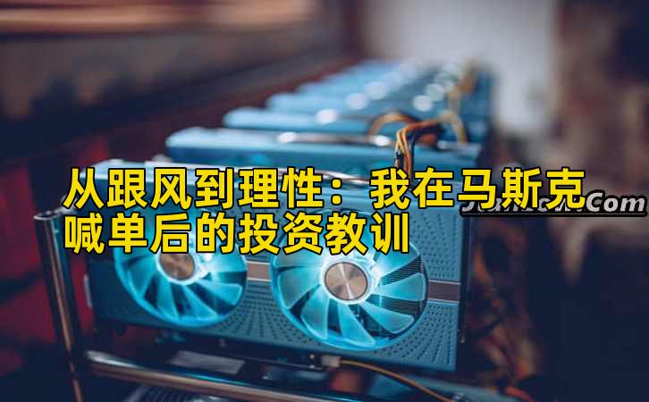 从跟风到理性:我在马斯克喊单后的投资教训插图 从跟风到理性:我在马斯克喊单后的投资教训插图