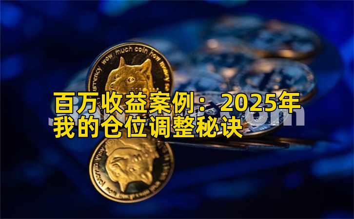 百万收益案例:2025年我的仓位调整秘诀插图 百万收益案例:2025年我的仓位调整秘诀插图