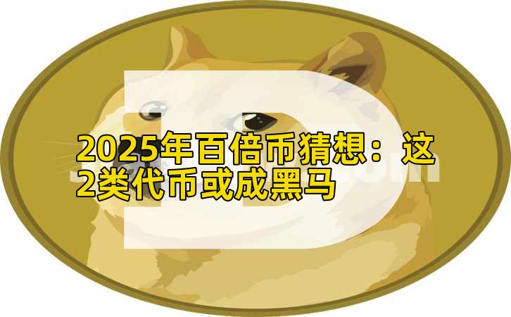2025年百倍币猜想:这2类代币或成黑马插图 2025年百倍币猜想:这2类代币或成黑马插图