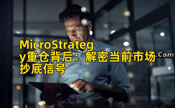 MicroStrategy重仓背后：解密当前市场抄底信号插图