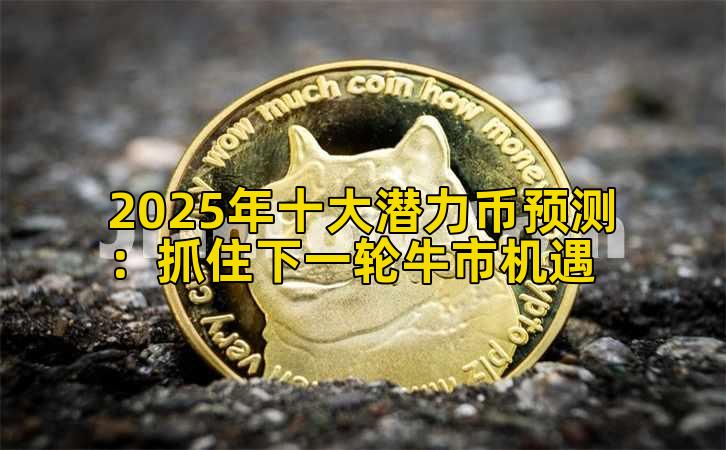 2025年十大潜力币预测：抓住下一轮牛市机遇插图