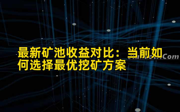 最新矿池收益对比：当前如何选择最优挖矿方案插图