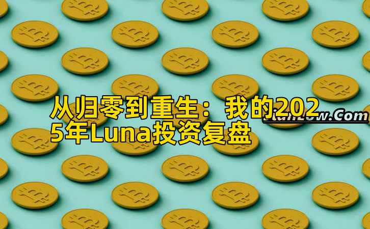 从归零到重生:我的2025年Luna投资复盘插图 从归零到重生:我的2025年Luna投资复盘插图