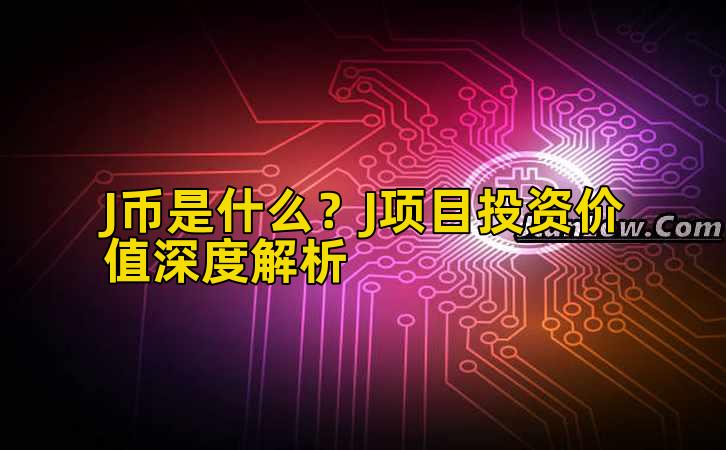J币是什么？J项目投资价值深度解析插图