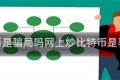 比特币是骗局吗网上炒比特币是骗局吗