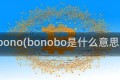 bono(bonobo是什么意思)