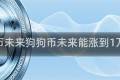 狗狗币未来狗狗币未来能涨到1万元吗