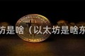 以太坊是啥（以太坊是啥东西）