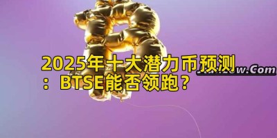 2025年十大潜力币预测：BTSE能否领跑？