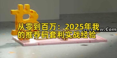 从零到百万：2025年我的推荐码套利实战经验