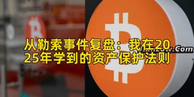 从勒索事件复盘：我在2025年学到的资产保护法则