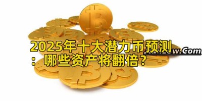 2025年十大潜力币预测：哪些资产将翻倍？