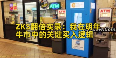ZKS翻倍实录：我在明年牛市中的关键买入逻辑