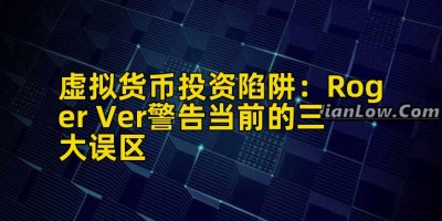 虚拟货币投资陷阱：Roger Ver警告当前的三大误区