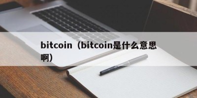 bitcoin（bitcoin是什么意思啊）